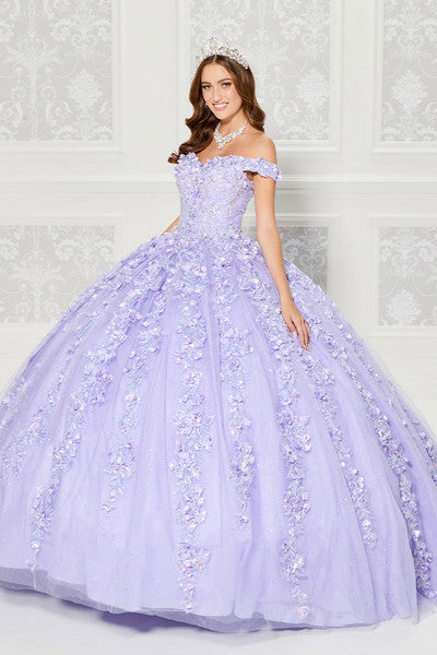 quinceanera ball gown is a floral fantasyPR30120