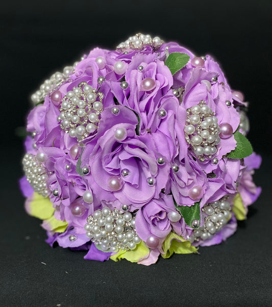 Purple Pearl Bouquet