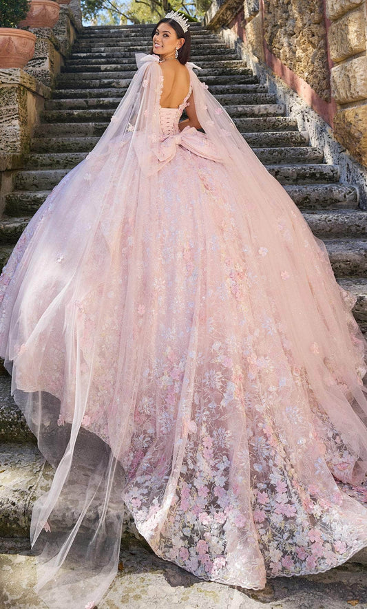 Princesa by Ariana Vara Sweetheart Bow-Detailed Princess Gown PR30135